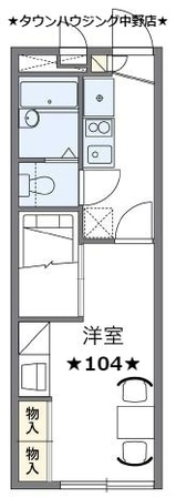 レオパレスＧフォレスト沼袋の物件間取画像